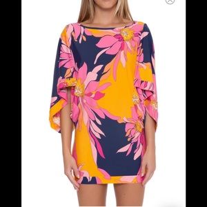 Trina Turk Breeze Floral Print Cover-Up Dress